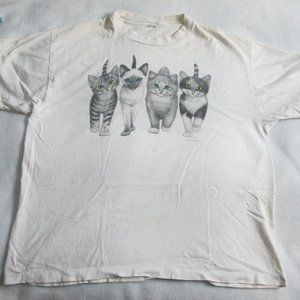 Vintage Shirts - VTG CAT T-SHIRT SIZE L/XL Vintage Shirts - VTG CAT T-SHIRT SIZE L/XL